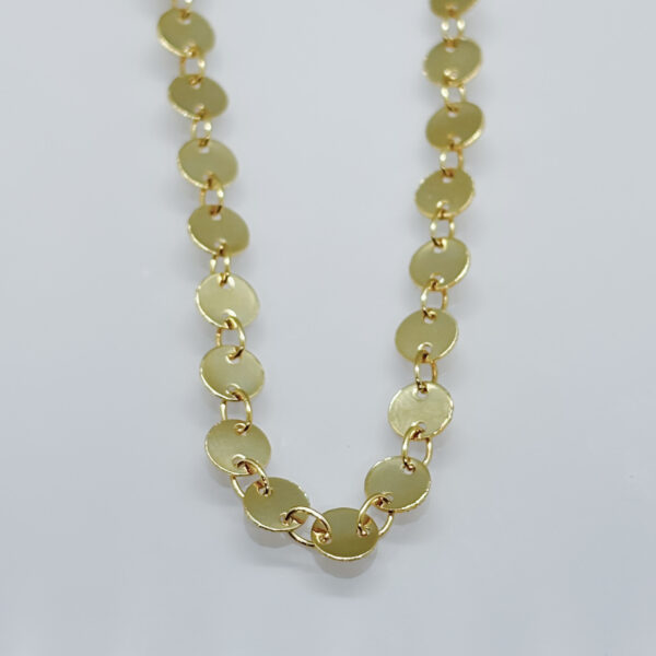 Colar Circles Longo Ouro